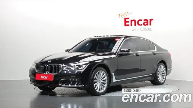 BMW 7 SERIES 2016 — 157 191 км, чёрный, Корея — под ключ — фото 1