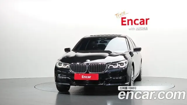 BMW 7 SERIES 2016 — 157 191 км, чёрный, Корея — под ключ — фото 3