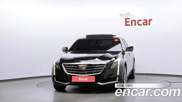 CADILLAC CT6 2017 — 241 536 км, чёрный, Корея — под ключ — фото 3
