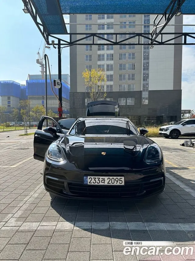 PORSCHE PANAMERA 2018 — 86 000 км, чёрный, Корея — под ключ — фото 3