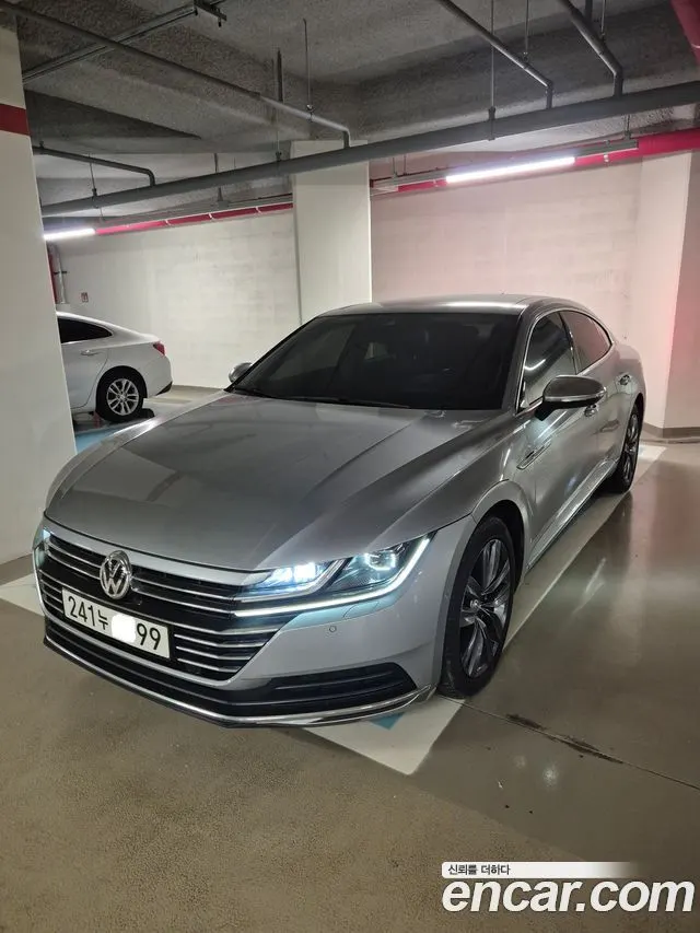 VOLKSWAGEN ARTEON 2020 — 76 500 км, серебристо-серый, Корея — под ключ — фото 1