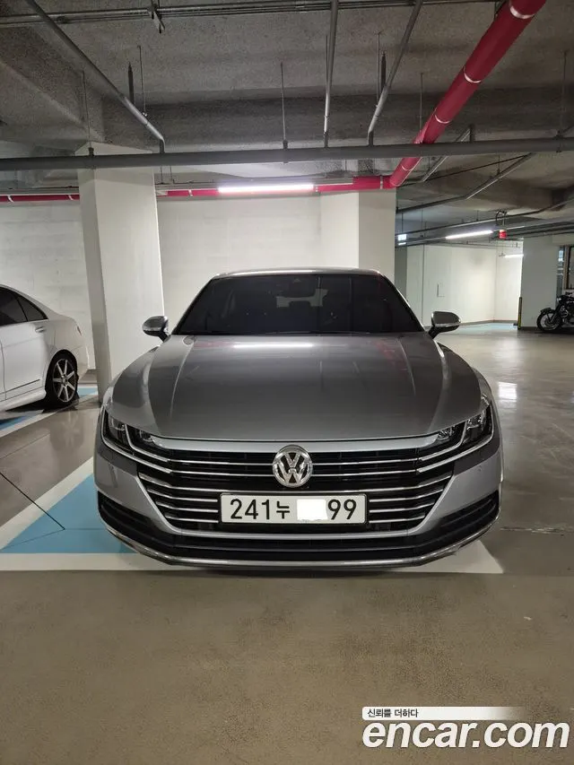 VOLKSWAGEN ARTEON 2020 — 76 500 км, серебристо-серый, Корея — под ключ — фото 3
