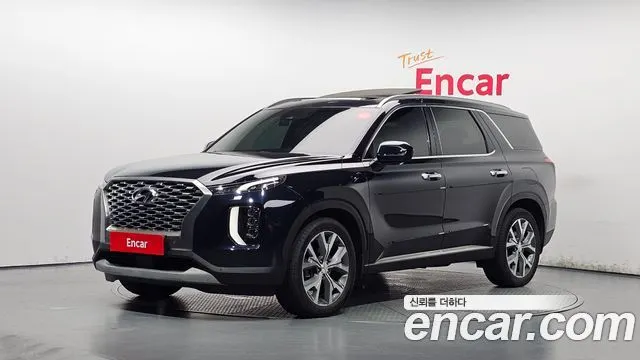 HYUNDAI PALISADE 2019 — 52 518 км, синий, Корея — под ключ — фото 1