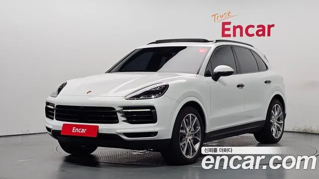 PORSCHE CAYENNE 2019 — 80 313 км, белый, Корея — под ключ — фото 1