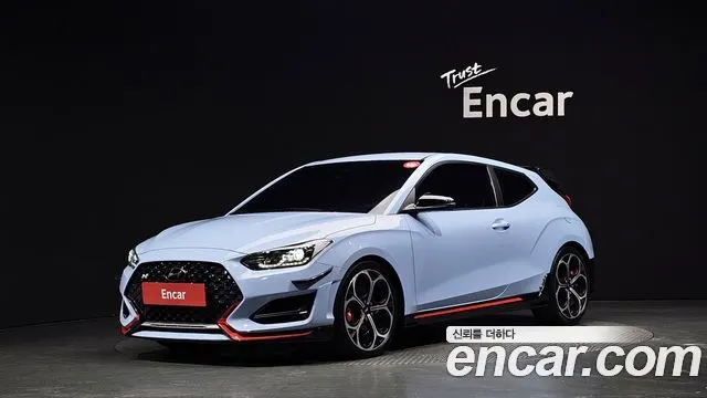 HYUNDAI VELOSTER 2019 — 131 179 км, голубой, Корея — под ключ — фото 1