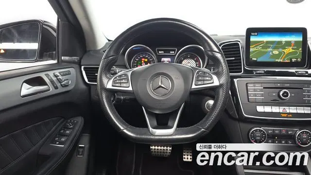 MERCEDES-BENZ GLE-CLASS W166 2018 — 135 340 км, чёрный, Корея — под ключ — фото 12