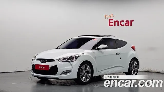 HYUNDAI VELOSTER 2016 — 109 332 км, белый, Корея — под ключ — фото 1