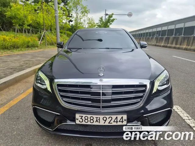 MERCEDES-BENZ S-CLASS W222 2018 — 112 893 км, чёрный, Корея — под ключ — фото 2