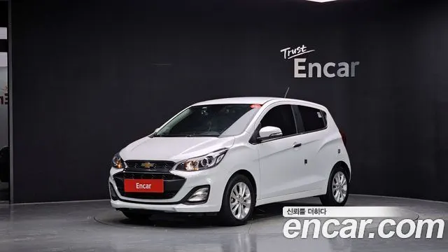 CHEVROLET SPARK 2019 — 100 893 км, белый, Корея — под ключ — фото 1