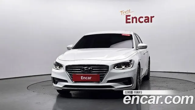 HYUNDAI GRANDEUR HYBRID 2018 — 126 120 км, белый, Корея — под ключ — фото 3