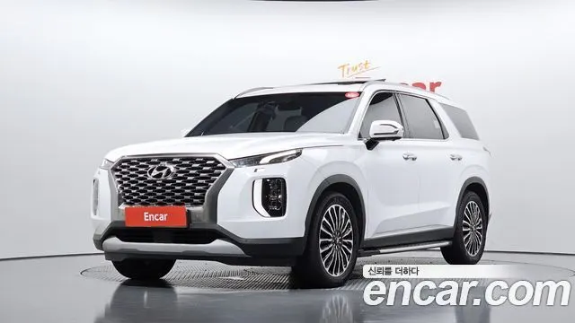 HYUNDAI PALISADE 2019 — 77 170 км, белый, Корея — под ключ — фото 1