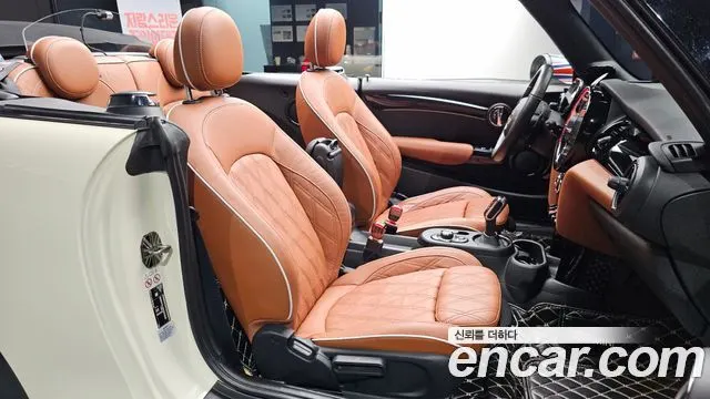 MINI COOPER S CONVERTIBLE 2022 — 63 059 км, белый-перламутр, Корея — под ключ — фото 12