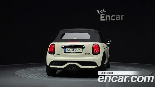 MINI COOPER S CONVERTIBLE 2022 — 63 059 км, белый-перламутр, Корея — под ключ — фото 4