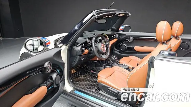 MINI COOPER S CONVERTIBLE 2022 — 63 059 км, белый-перламутр, Корея — под ключ — фото 10