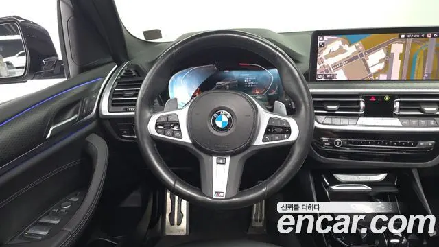 BMW X3 2022 — 42 706 км, светло-серебристый, Корея — под ключ — фото 12