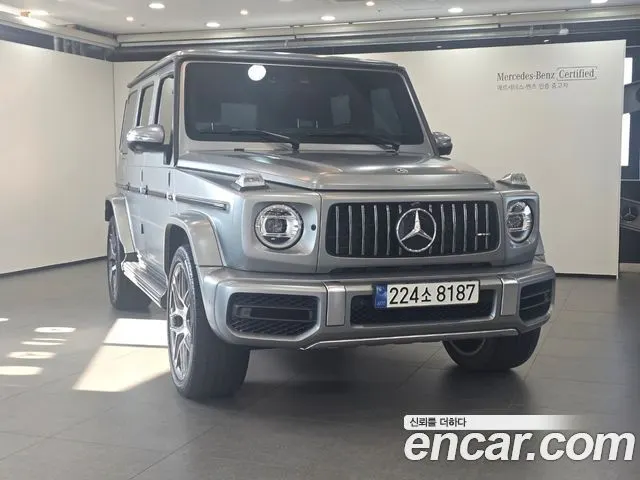 MERCEDES-BENZ G-CLASS W463B 2023 — 39 657 км, серебристый, Корея — под ключ — фото 2