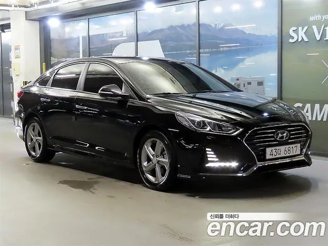 HYUNDAI SONATA 2018 — 54 470 км, чёрный, Корея — под ключ — фото 11
