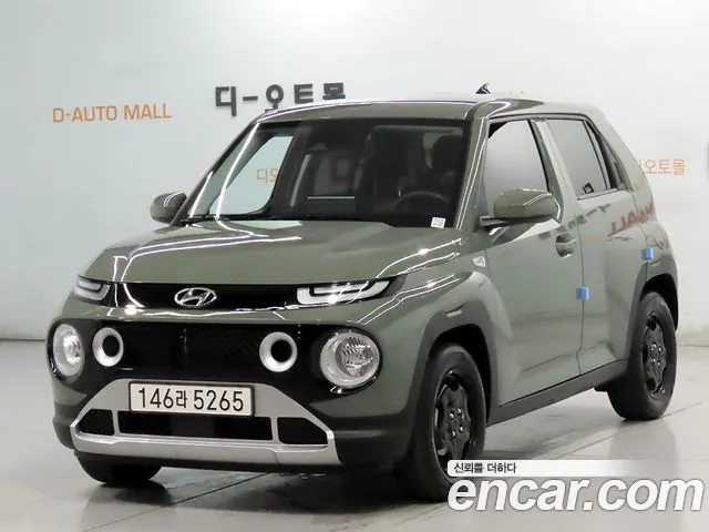 HYUNDAI CASPER 2023 — 102 207 км, тёмно-зелёный, Корея — под ключ — фото 1
