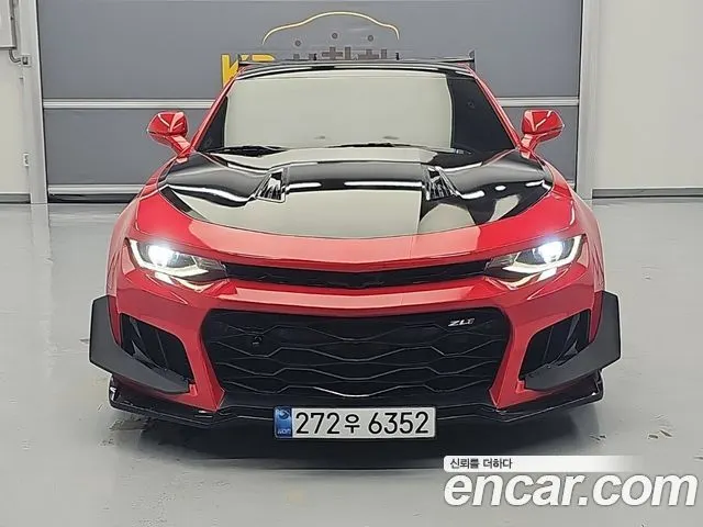 CHEVROLET CAMARO 2017 — 128 655 км, красный, Корея — под ключ — фото 3