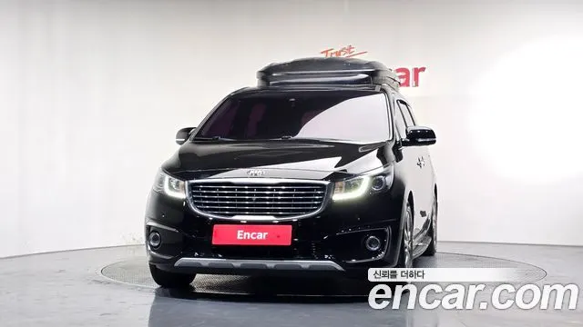 KIA CARNIVAL 2018 — 100 378 км, чёрный, Корея — под ключ — фото 3