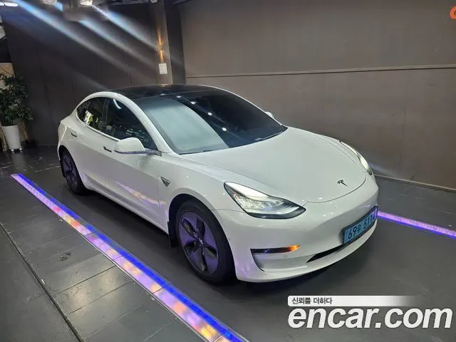 TESLA MODEL 3 2020 — 85 256 км, белый, Корея — под ключ — фото 1