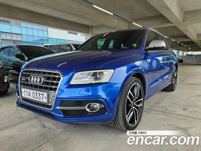 AUDI SQ5 2016 — 123 000 км, синий, Корея — под ключ — фото 1