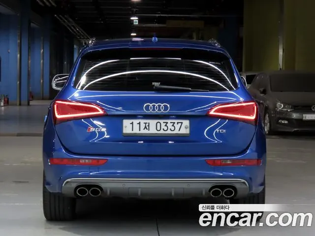 AUDI SQ5 2016 — 123 000 км, синий, Корея — под ключ — фото 4
