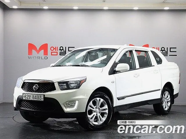 KGM KORANDO SPORTS 2016 — 137 793 км, белый, Корея — под ключ — фото 11