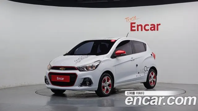 CHEVROLET SPARK 2017 — 135 433 км, белый, Корея — под ключ — фото 12