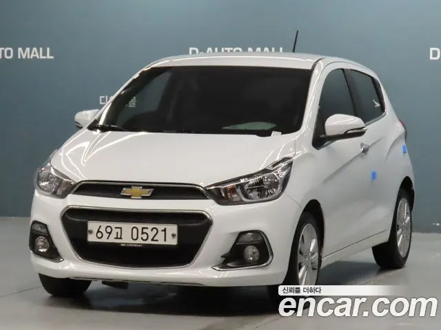 CHEVROLET SPARK 2017 — 87 250 км, белый, Корея — под ключ — фото 1