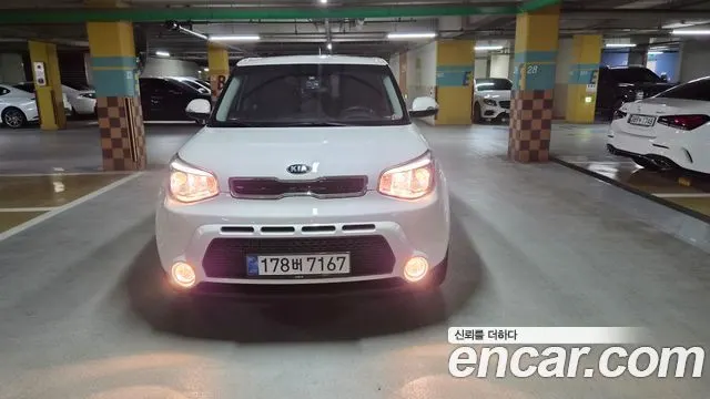 KIA SOUL 2016 — 33 449 км, белый, Корея — под ключ — фото 1