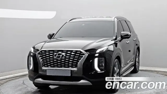 HYUNDAI PALISADE 2019 — 71 158 км, чёрный, Корея — под ключ — фото 1