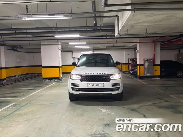 LAND ROVER RANGE ROVER 2014 — 108 000 км, белый, Корея — под ключ — фото 3