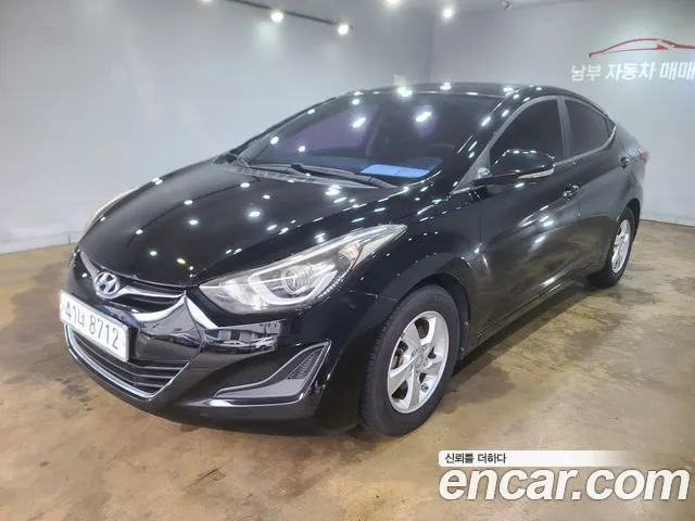 HYUNDAI AVANTE 2016 — 158 612 км, чёрный, Корея — под ключ — фото 12