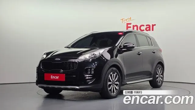 KIA SPORTAGE 2017 — 172 800 км, чёрный, Корея — под ключ — фото 1
