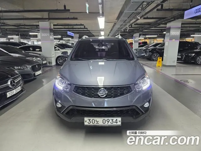 KGM KORANDO C 2016 — 80 000 км, серый, Корея — под ключ — фото 1
