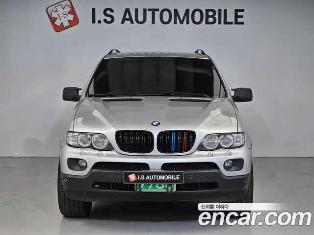 BMW X5 2005 — 145 922 км, серебристый, Корея — под ключ — фото 2