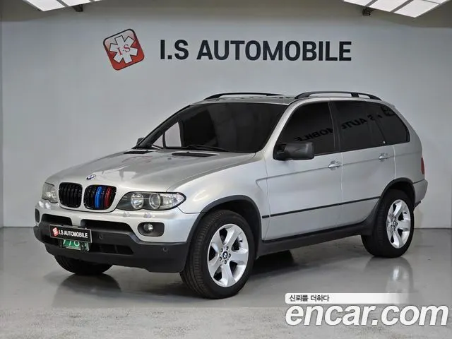 BMW X5 2005 — 145 922 км, серебристый, Корея — под ключ — фото 12