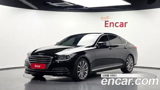 HYUNDAI GENESIS DH 2016 — 168 411 км, чёрный, Корея — под ключ — фото 1