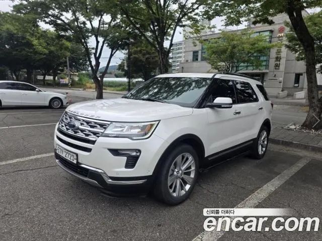 FORD EXPLORER 2019 — 49 705 км, белый, Корея — под ключ — фото 2
