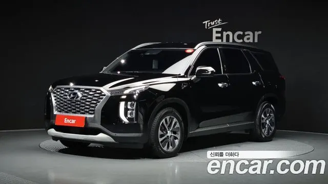 HYUNDAI PALISADE 2019 — 170 477 км, чёрный, Корея — под ключ — фото 1
