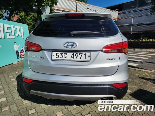 HYUNDAI SANTA FE 2014 — 170 193 км, серебристый, Корея — под ключ — фото 4