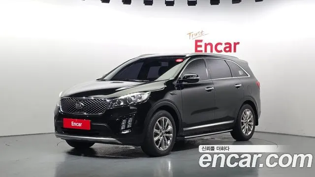 KIA SORENTO 2015 — 245 037 км, чёрный, Корея — под ключ — фото 1