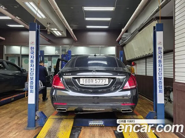 MERCEDES-BENZ S-CLASS W222 2014 — 137 600 км, чёрный, Корея — под ключ — фото 4