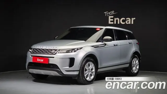 LAND ROVER RANGE ROVER EVOQUE 2020 — 74 099 км, серебристый, Корея — под ключ — фото 1
