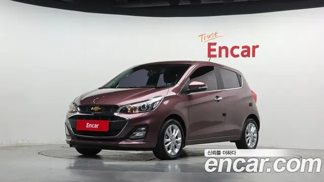 CHEVROLET SPARK 2019 — 12 072 км, бордовый, Корея — под ключ — фото 1
