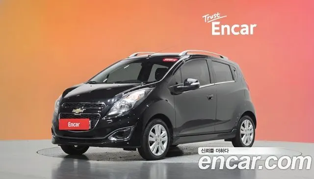 CHEVROLET SPARK 2014 — 52 724 км, чёрный, Корея — под ключ — фото 2