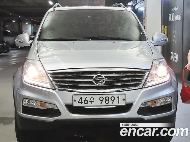 KGM REXTON W 2014 — 161 310 км, серебристый, Корея — под ключ — фото 2