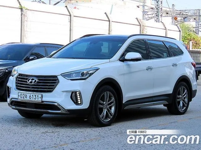 HYUNDAI MAXCRUZ 2018 — 115 366 км, белый, Корея — под ключ — фото 1