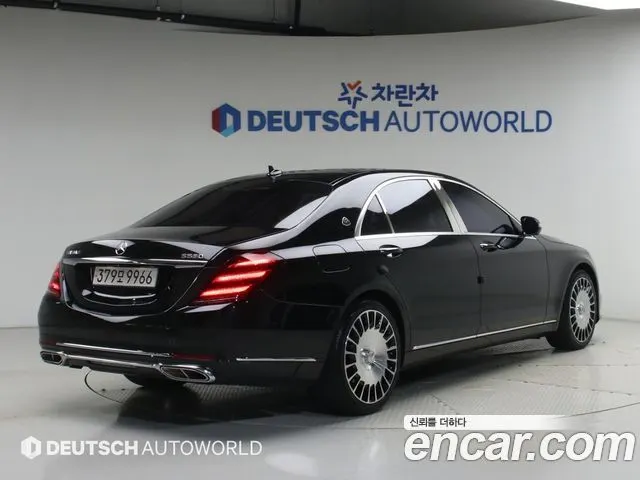 MERCEDES-BENZ S-CLASS W222 2015 — 95 850 км, чёрный, Корея — под ключ — фото 2